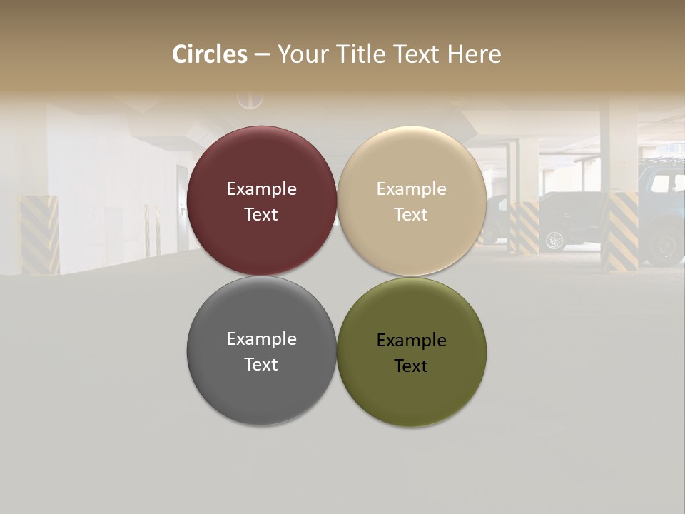 Underground Vehicle Objects PowerPoint Template