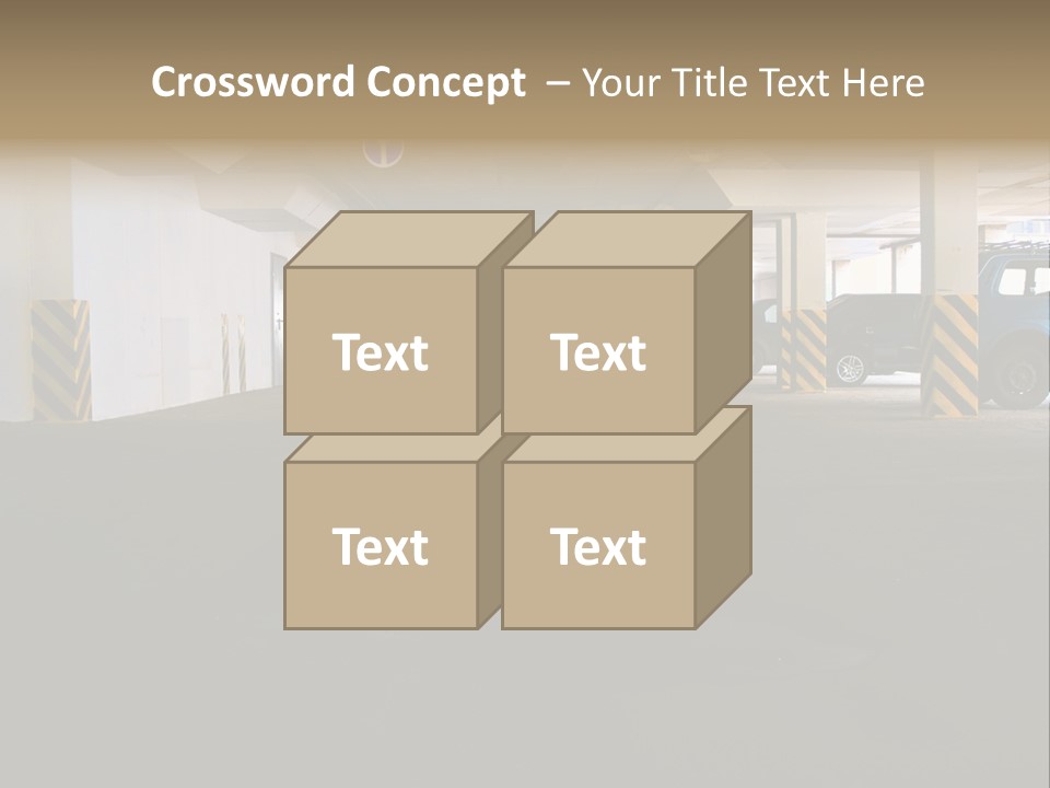 Underground Vehicle Objects PowerPoint Template