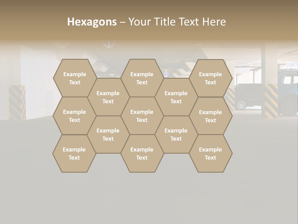 Underground Vehicle Objects PowerPoint Template