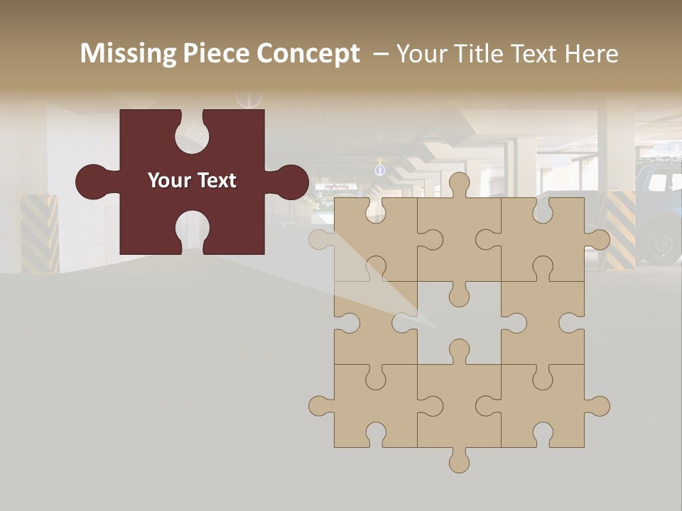 Underground Vehicle Objects PowerPoint Template