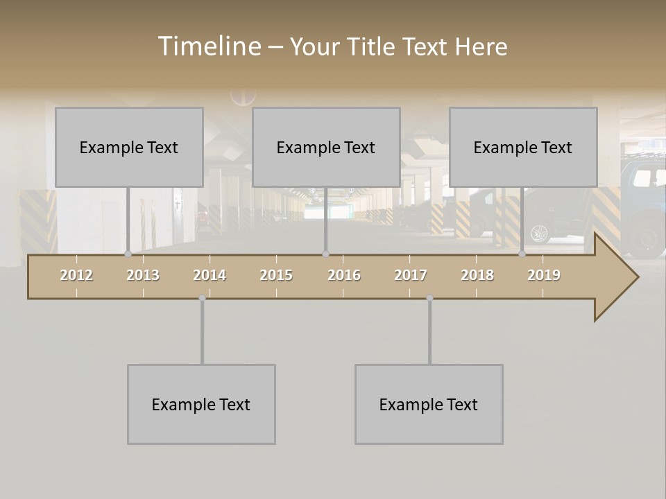Underground Vehicle Objects PowerPoint Template