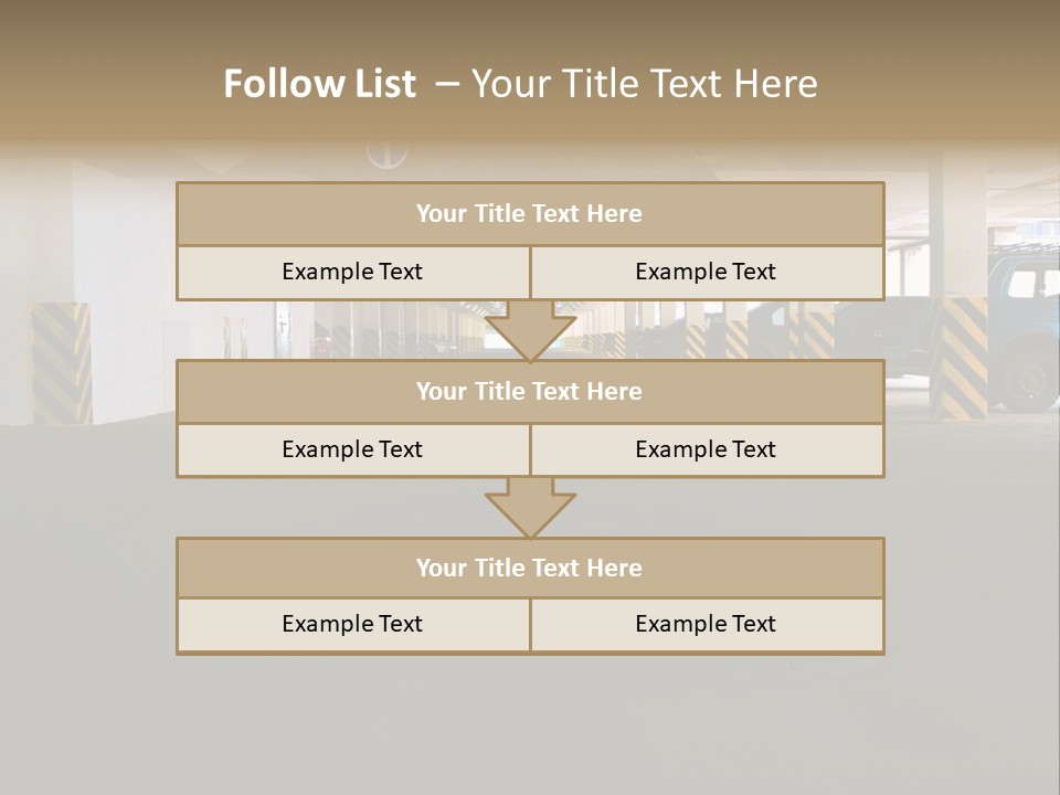Underground Vehicle Objects PowerPoint Template