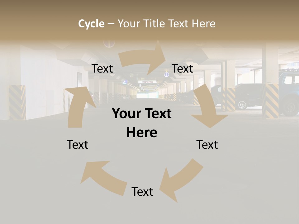 Underground Vehicle Objects PowerPoint Template