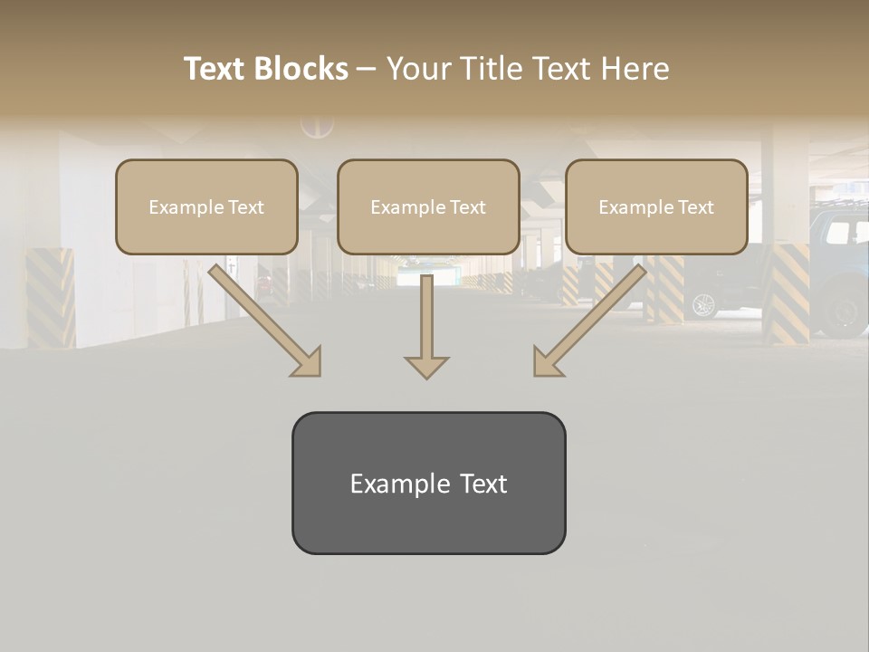 Underground Vehicle Objects PowerPoint Template