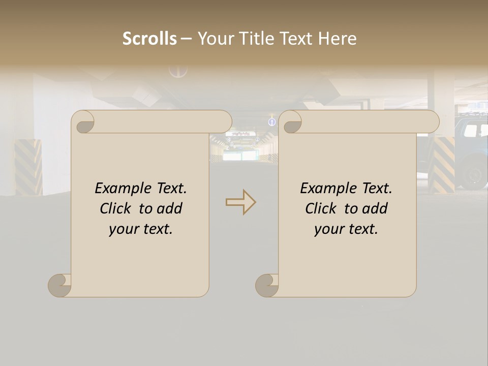 Underground Vehicle Objects PowerPoint Template