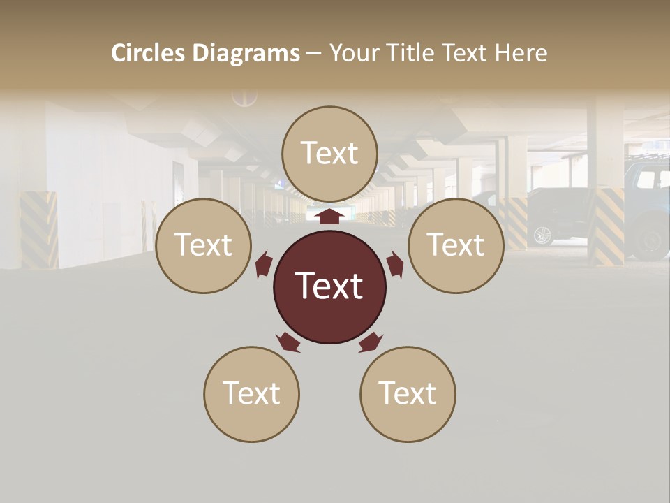 Underground Vehicle Objects PowerPoint Template