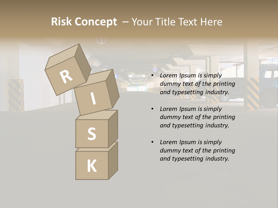 Underground Vehicle Objects PowerPoint Template