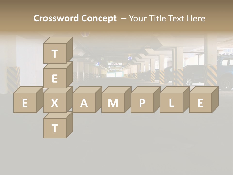 Underground Vehicle Objects PowerPoint Template