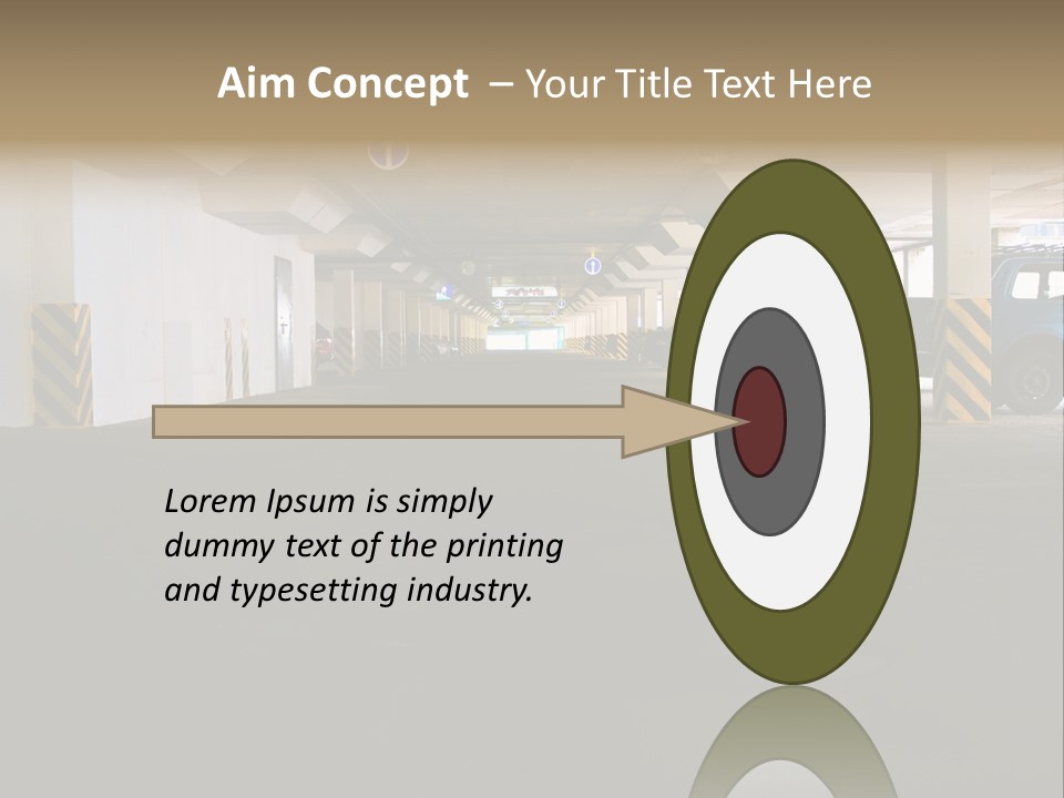 Underground Vehicle Objects PowerPoint Template