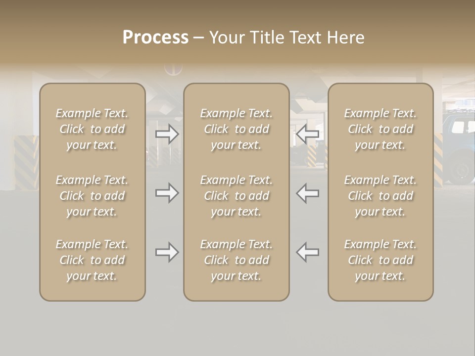 Underground Vehicle Objects PowerPoint Template