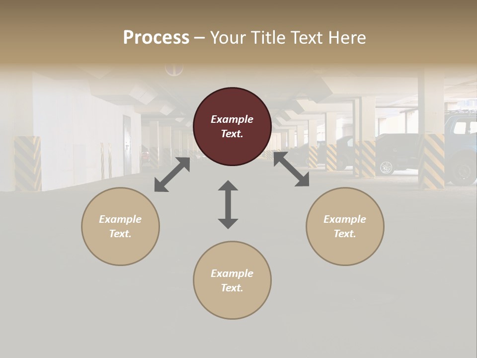 Underground Vehicle Objects PowerPoint Template