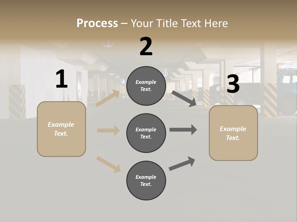Underground Vehicle Objects PowerPoint Template