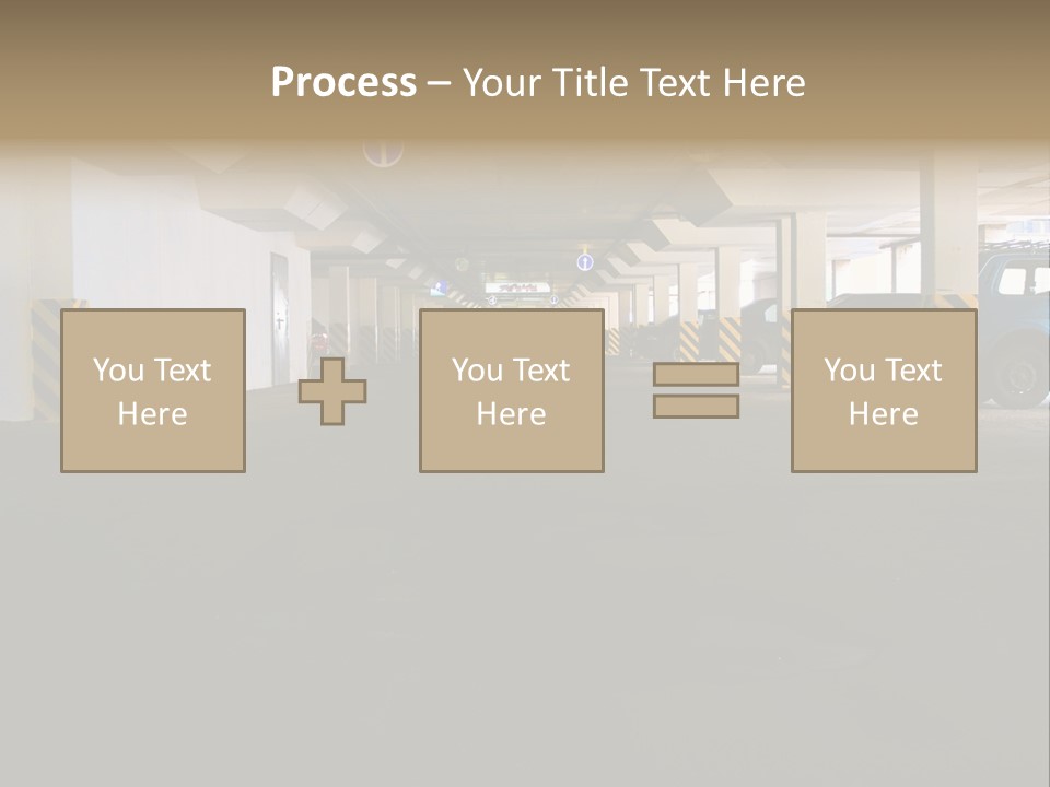 Underground Vehicle Objects PowerPoint Template