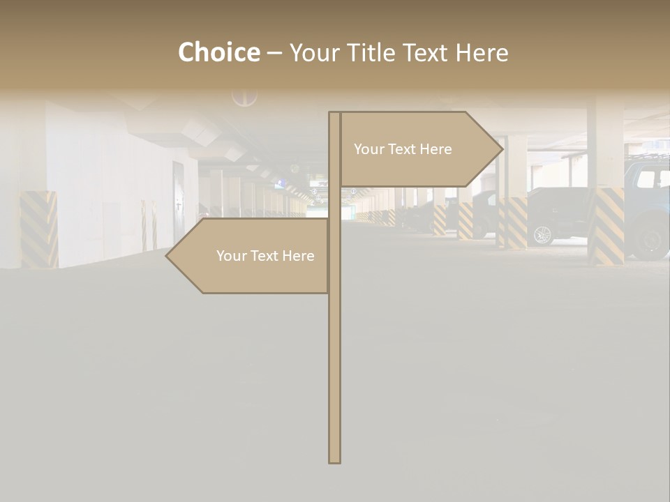 Underground Vehicle Objects PowerPoint Template