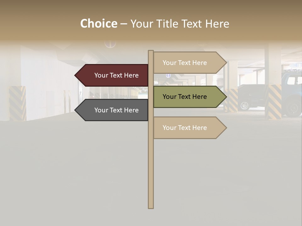 Underground Vehicle Objects PowerPoint Template