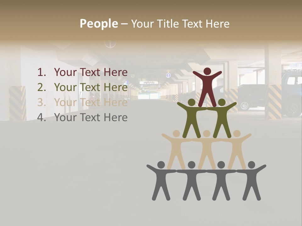 Underground Vehicle Objects PowerPoint Template