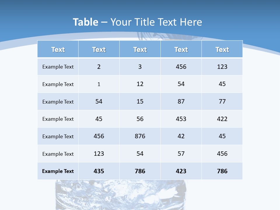 Fill Mineral Natural PowerPoint Template