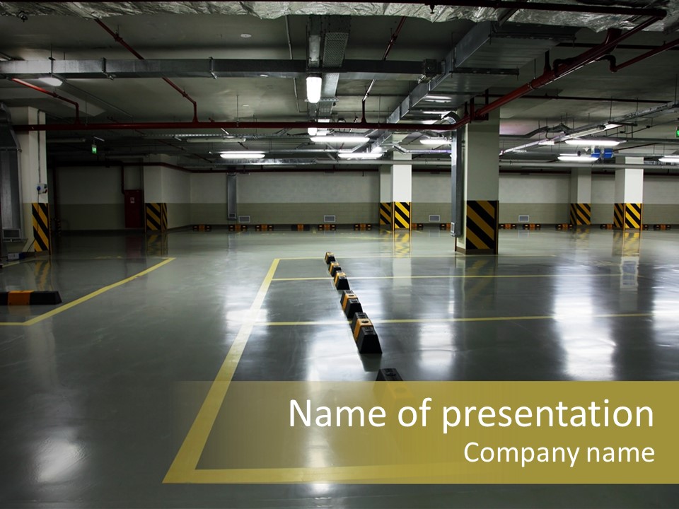 Parking Underground PowerPoint Template