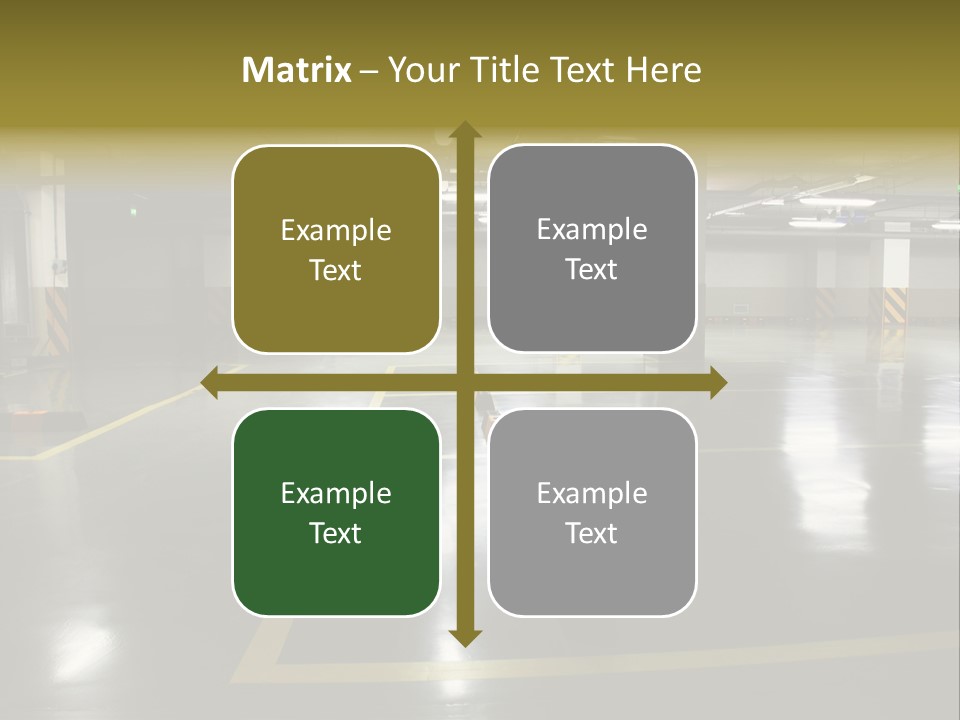 Parking Underground PowerPoint Template
