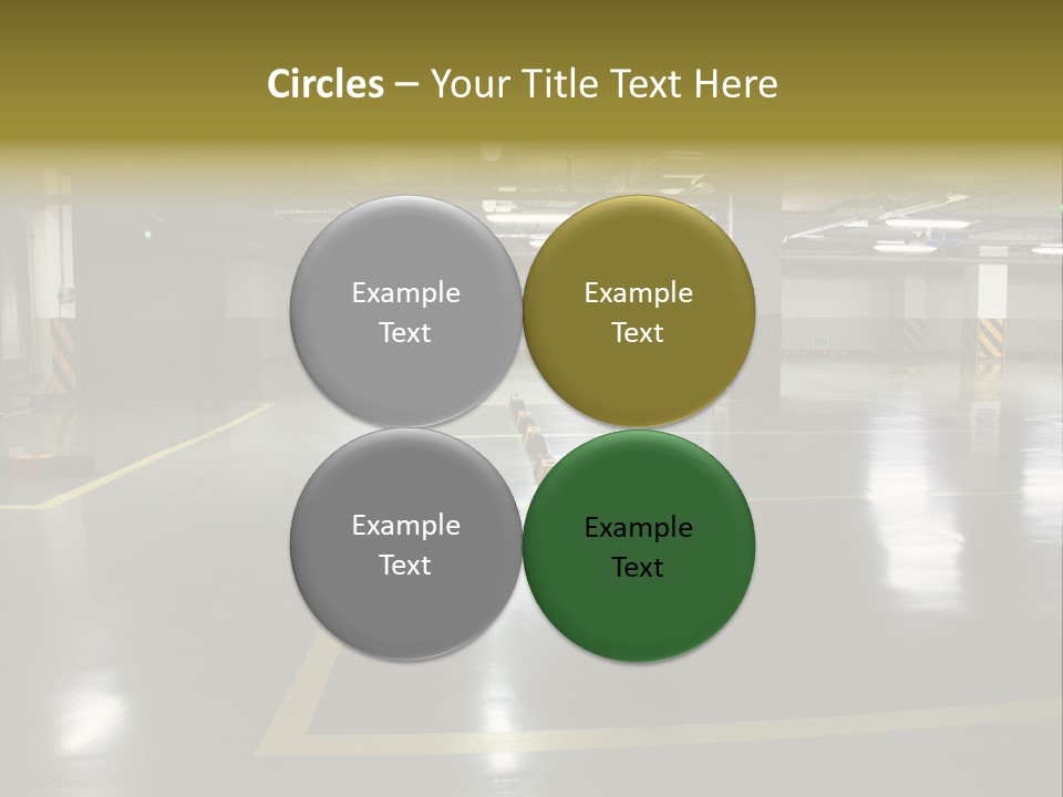 Parking Underground PowerPoint Template
