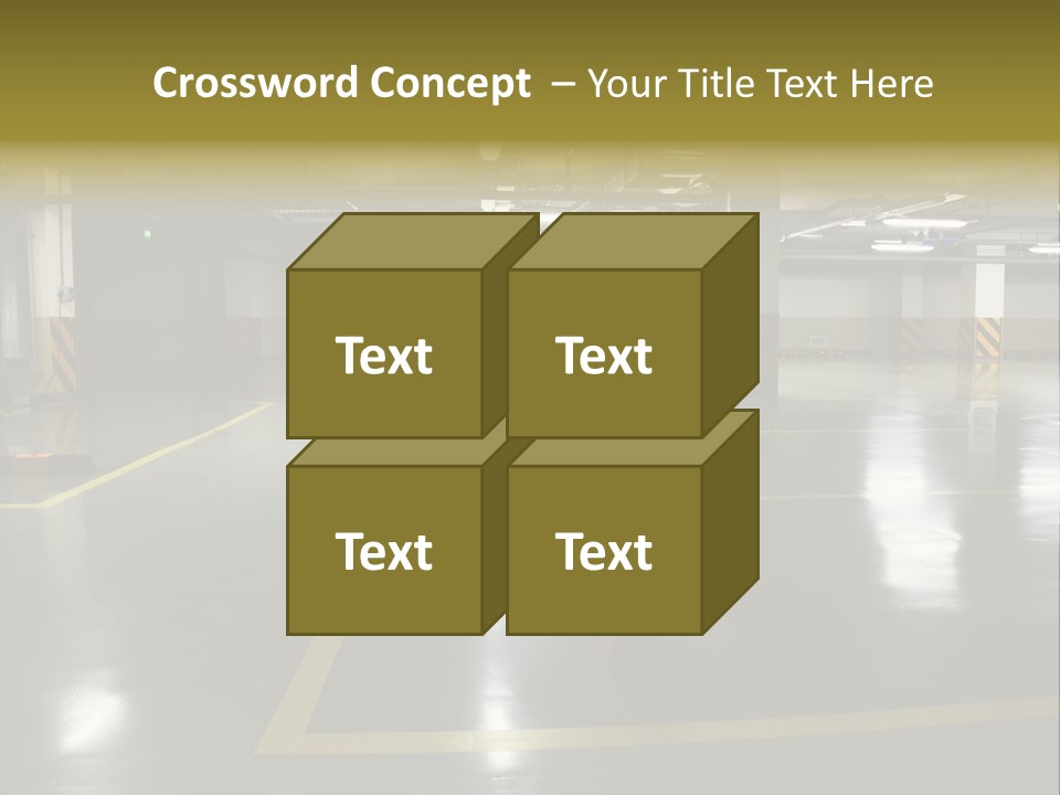 Parking Underground PowerPoint Template