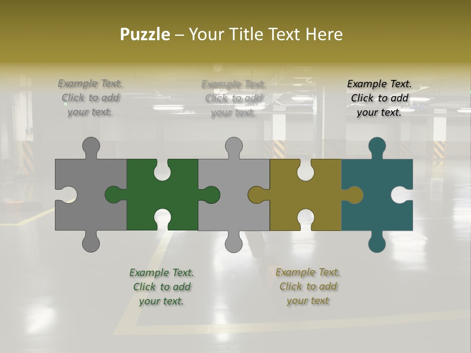 Parking Underground PowerPoint Template