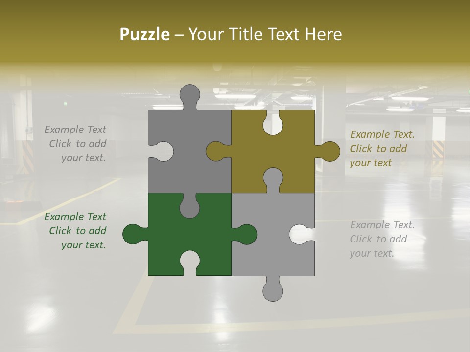 Parking Underground PowerPoint Template