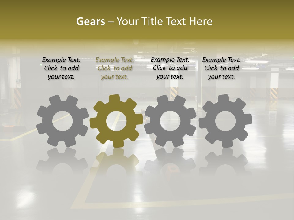 Parking Underground PowerPoint Template