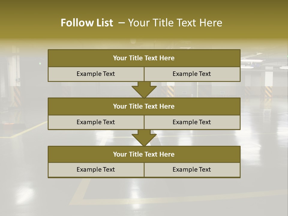 Parking Underground PowerPoint Template