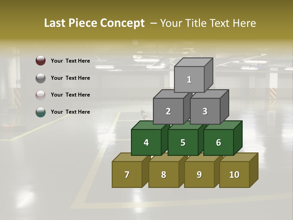 Parking Underground PowerPoint Template
