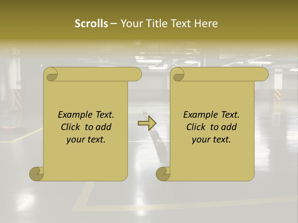 Parking Underground PowerPoint Template