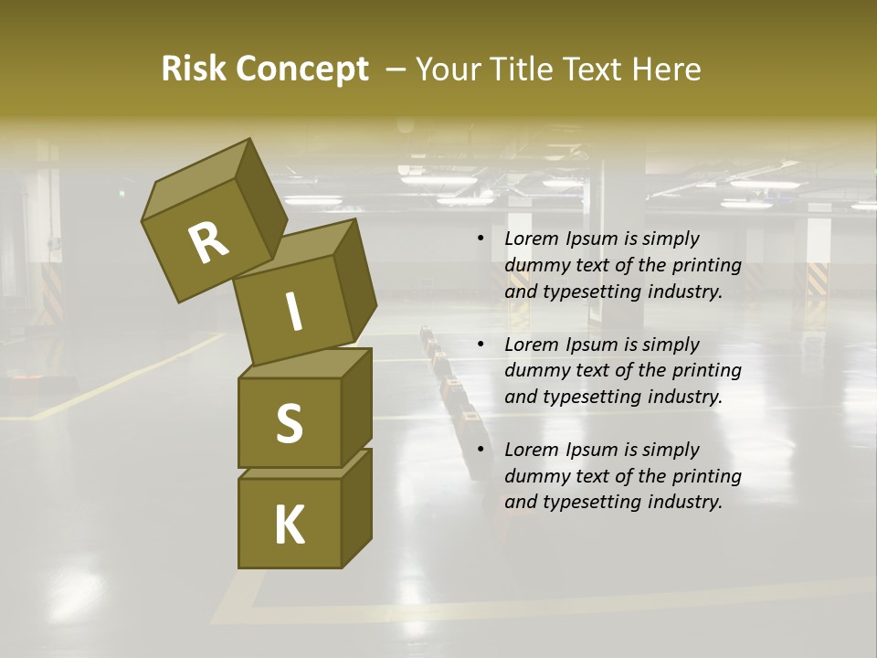 Parking Underground PowerPoint Template