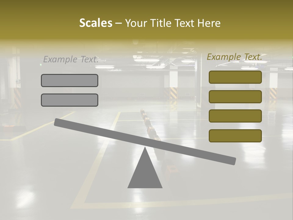 Parking Underground PowerPoint Template