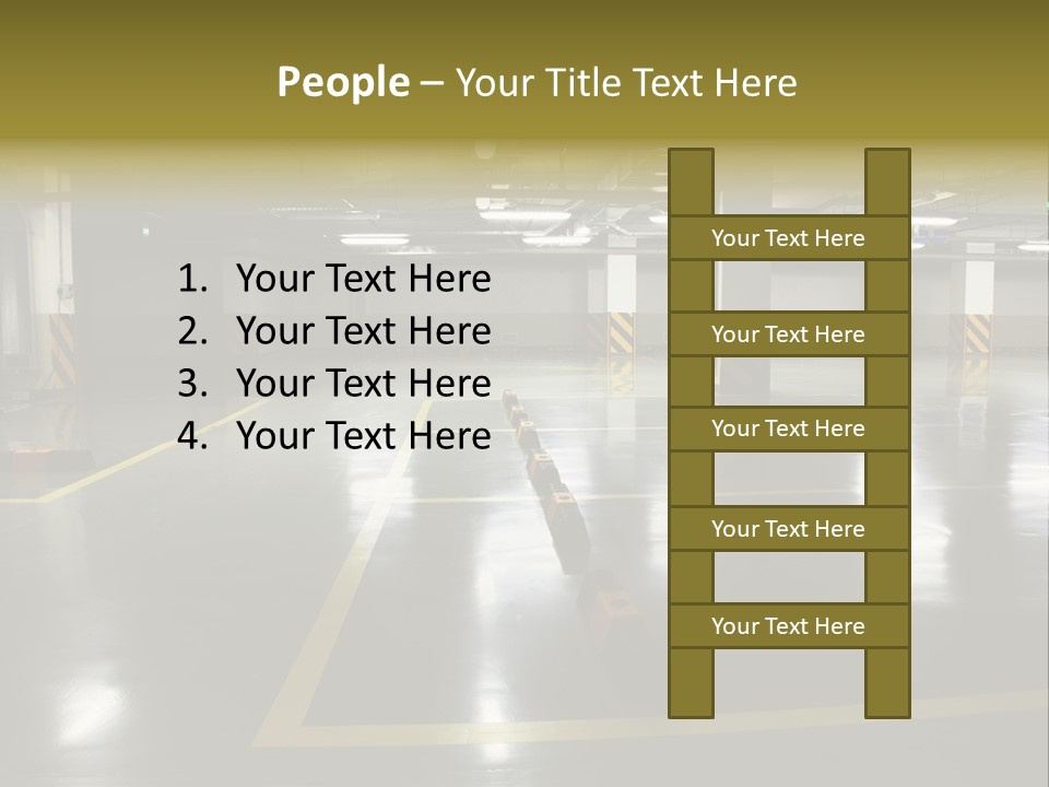 Parking Underground PowerPoint Template