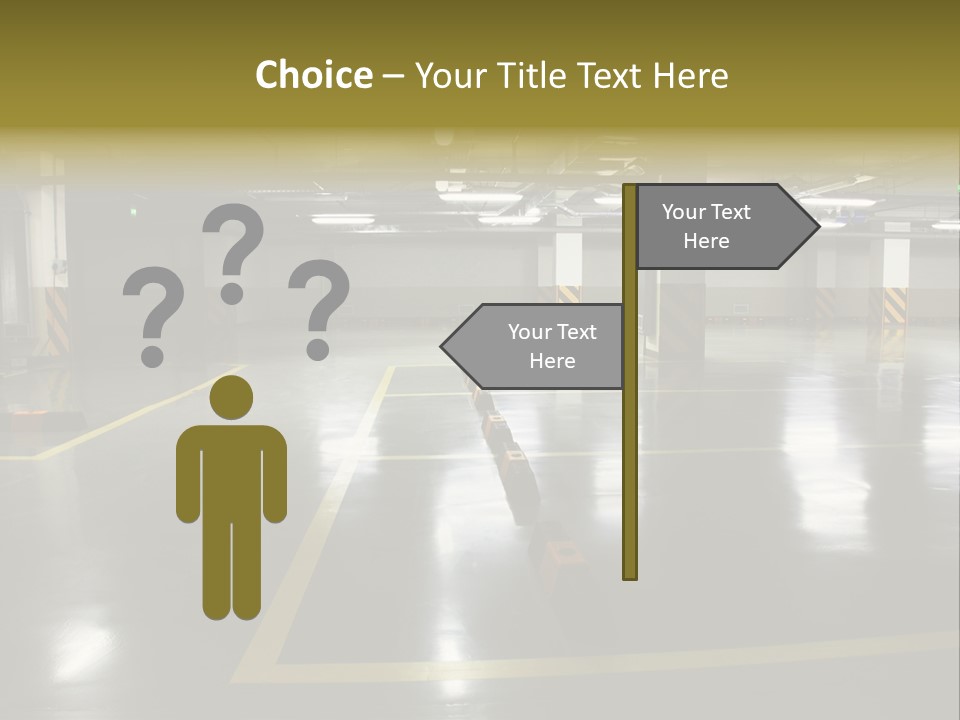Parking Underground PowerPoint Template
