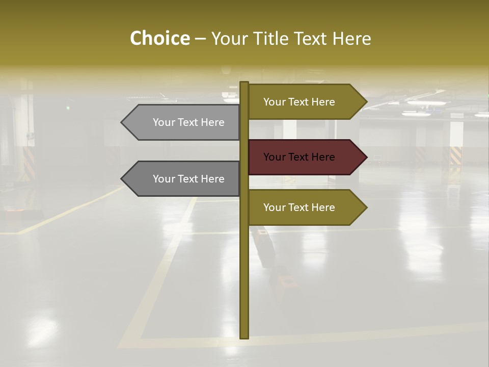 Parking Underground PowerPoint Template