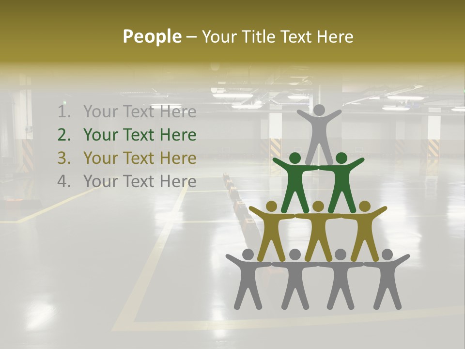Parking Underground PowerPoint Template