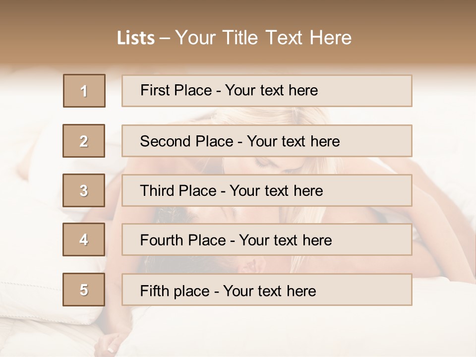 Man And Woman Making Love PowerPoint Template