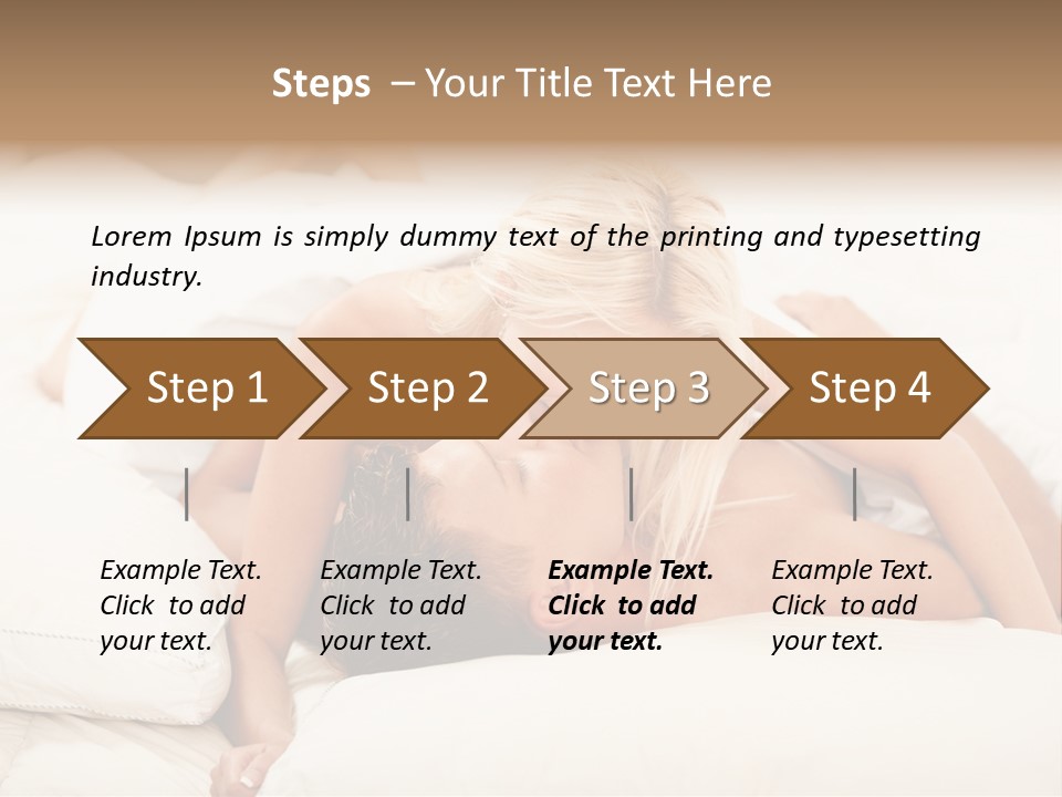 Man And Woman Making Love PowerPoint Template