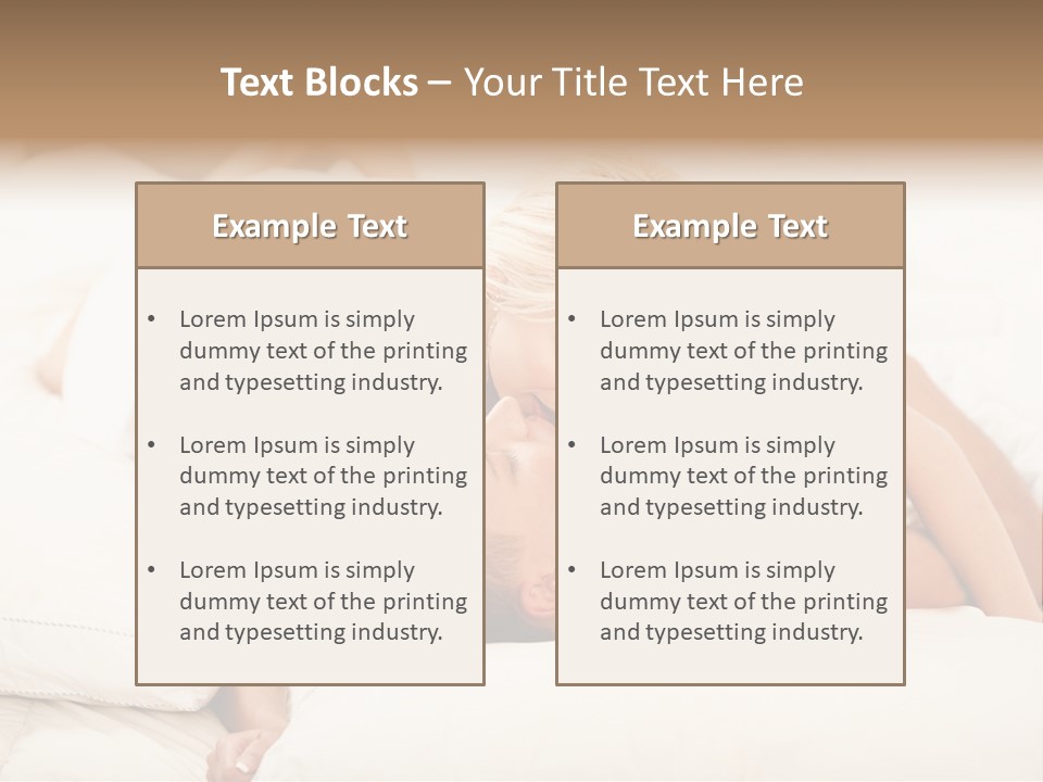 Man And Woman Making Love PowerPoint Template