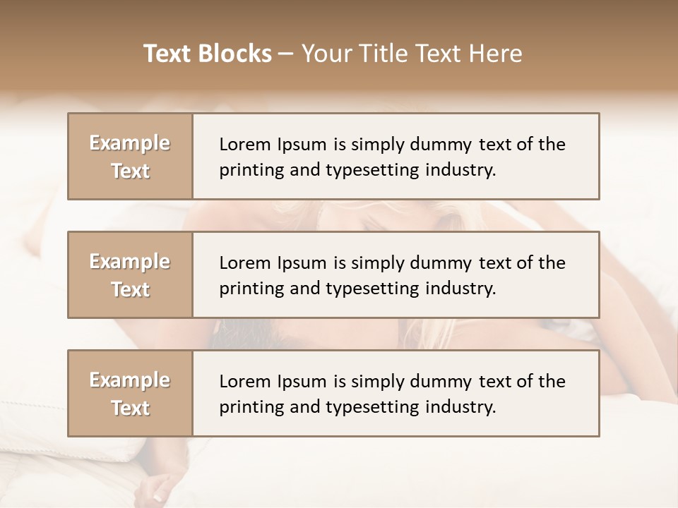 Man And Woman Making Love PowerPoint Template