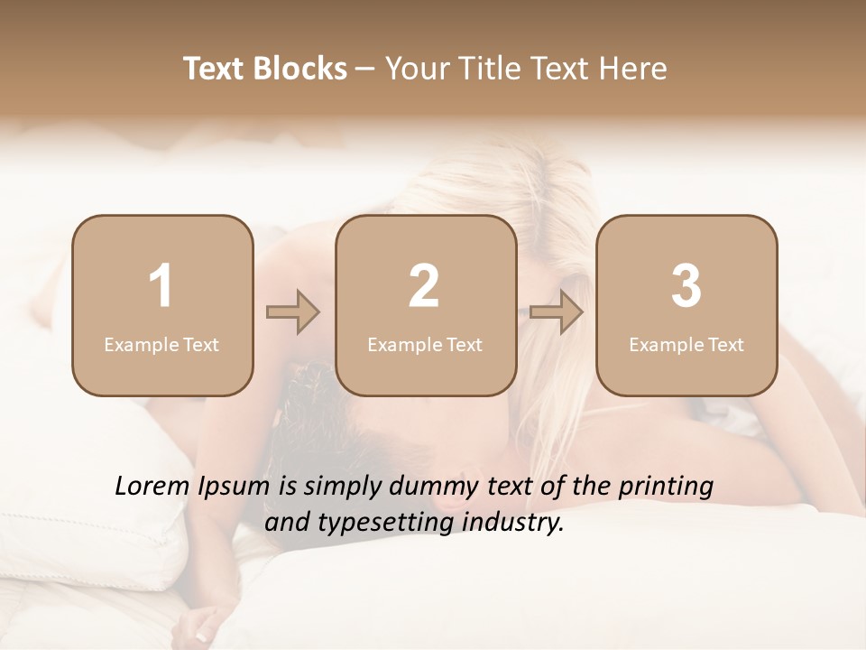 Man And Woman Making Love PowerPoint Template
