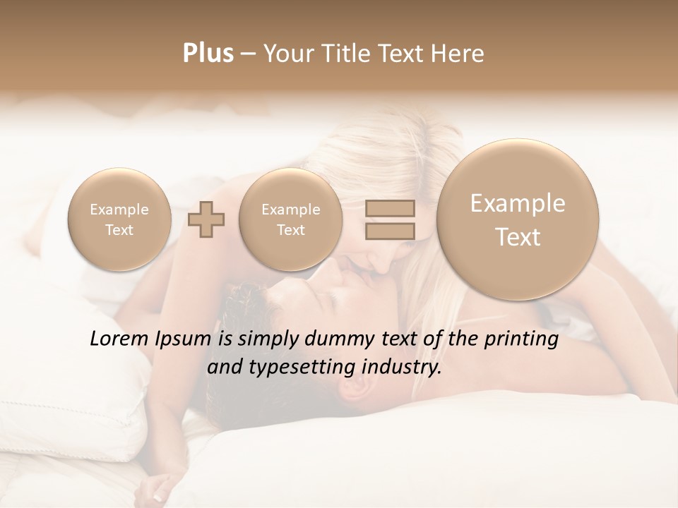Man And Woman Making Love PowerPoint Template