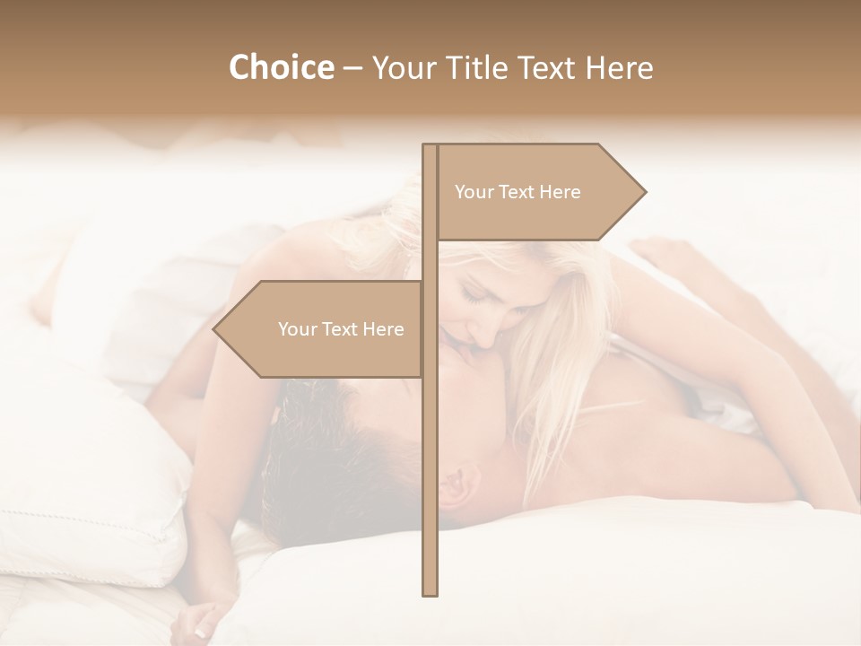 Man And Woman Making Love PowerPoint Template
