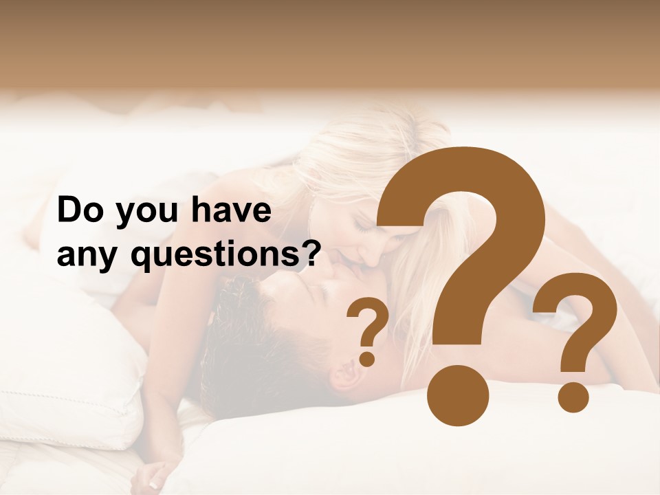 Man And Woman Making Love PowerPoint Template