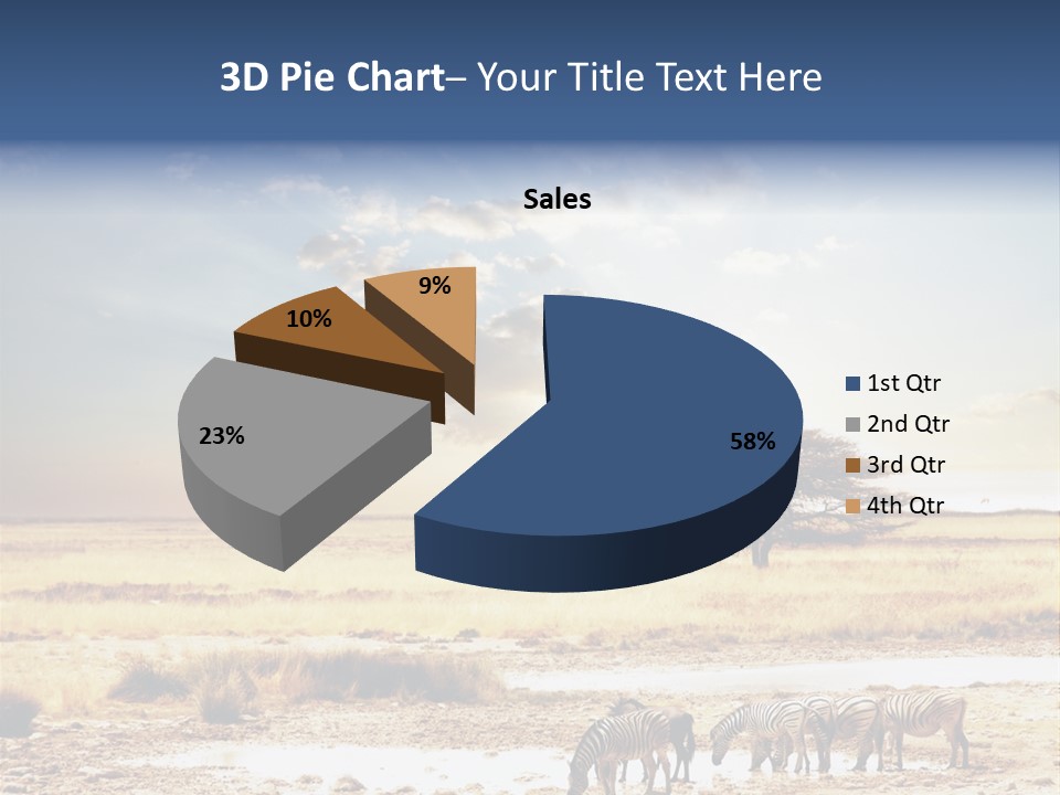 Zebra Safari PowerPoint Template