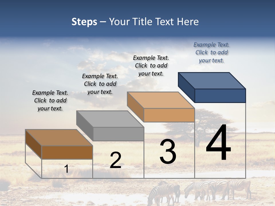 Zebra Safari PowerPoint Template