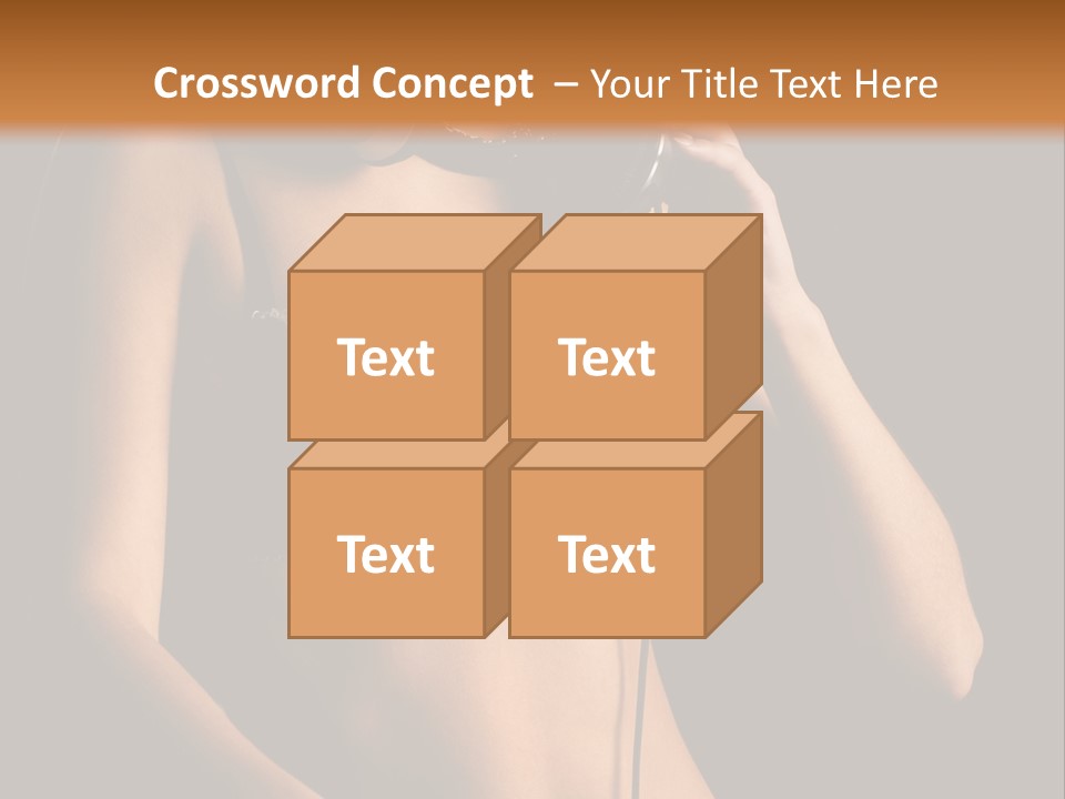 Beautiful Dj Girl PowerPoint Template