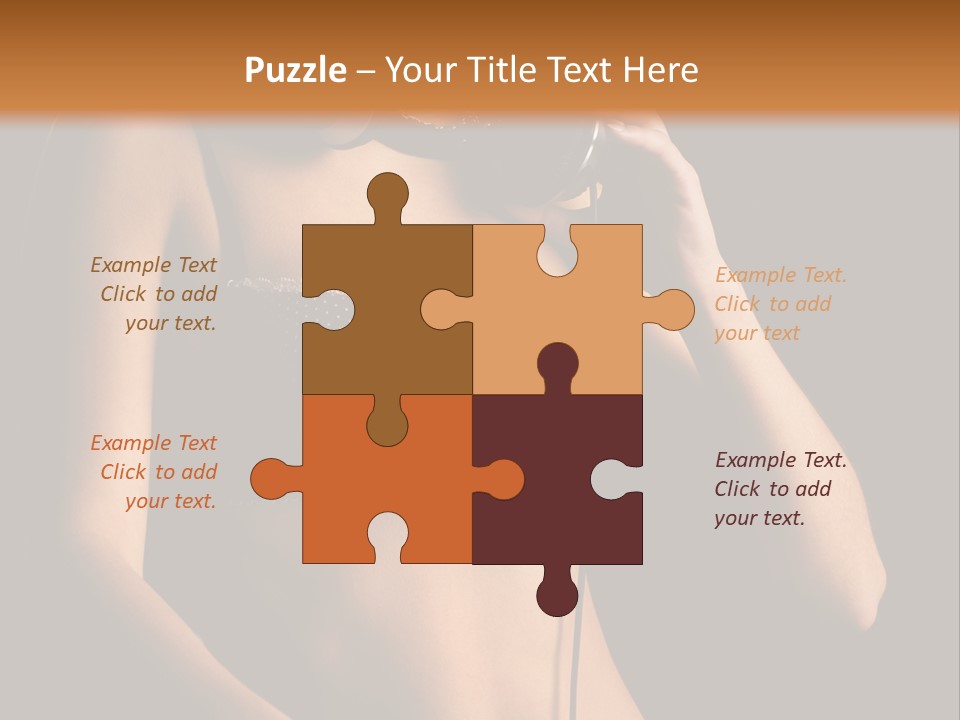 Beautiful Dj Girl PowerPoint Template