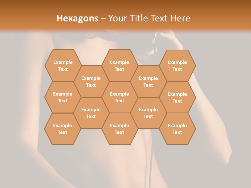 Beautiful Dj Girl PowerPoint Template